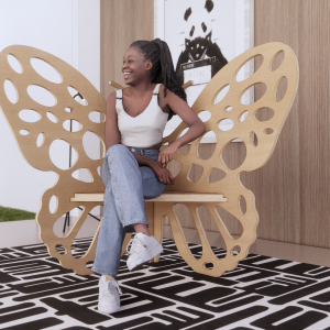Butterfly Chair for CNC Router DXF Files