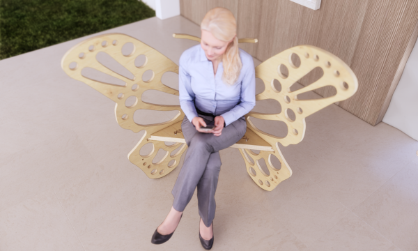 Wood Butterfly Chair CNC Plans - DXF Files - Image 8