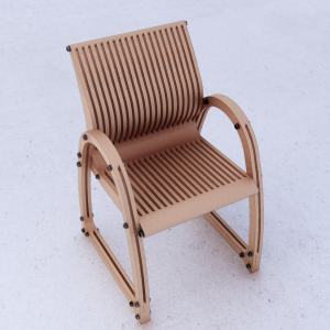 Plywood Chair | DXF free File for CNC Cutting