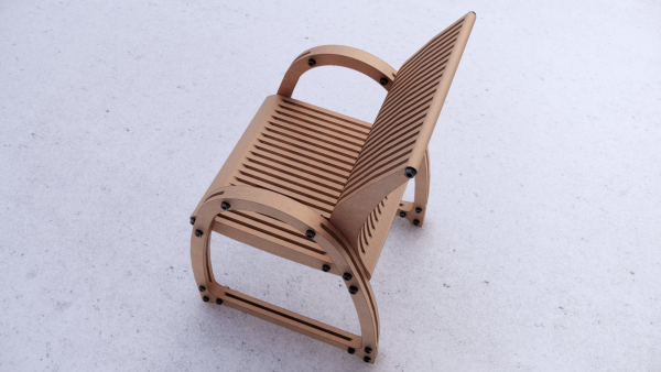 Plywood Chair | DXF free File for CNC Cutting - Image 5