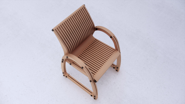 Plywood Chair | DXF free File for CNC Cutting - Image 6