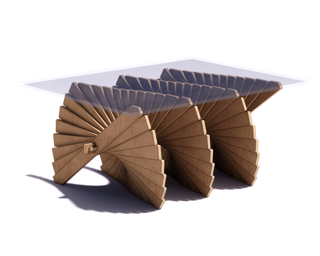 Twisted-Plywood-Table-Base-1-Sheet-Parametric-CNC-Plans-DX