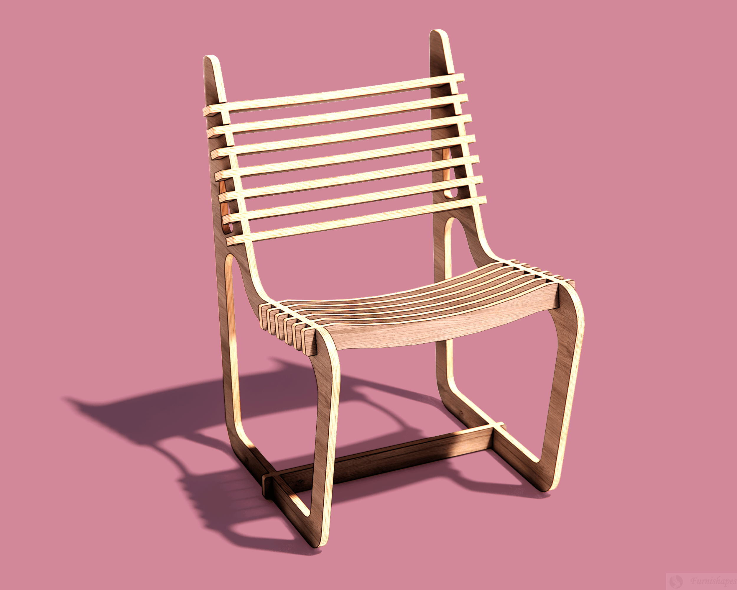The "Linea" CNC Plywood Chair Plans - Image 5
