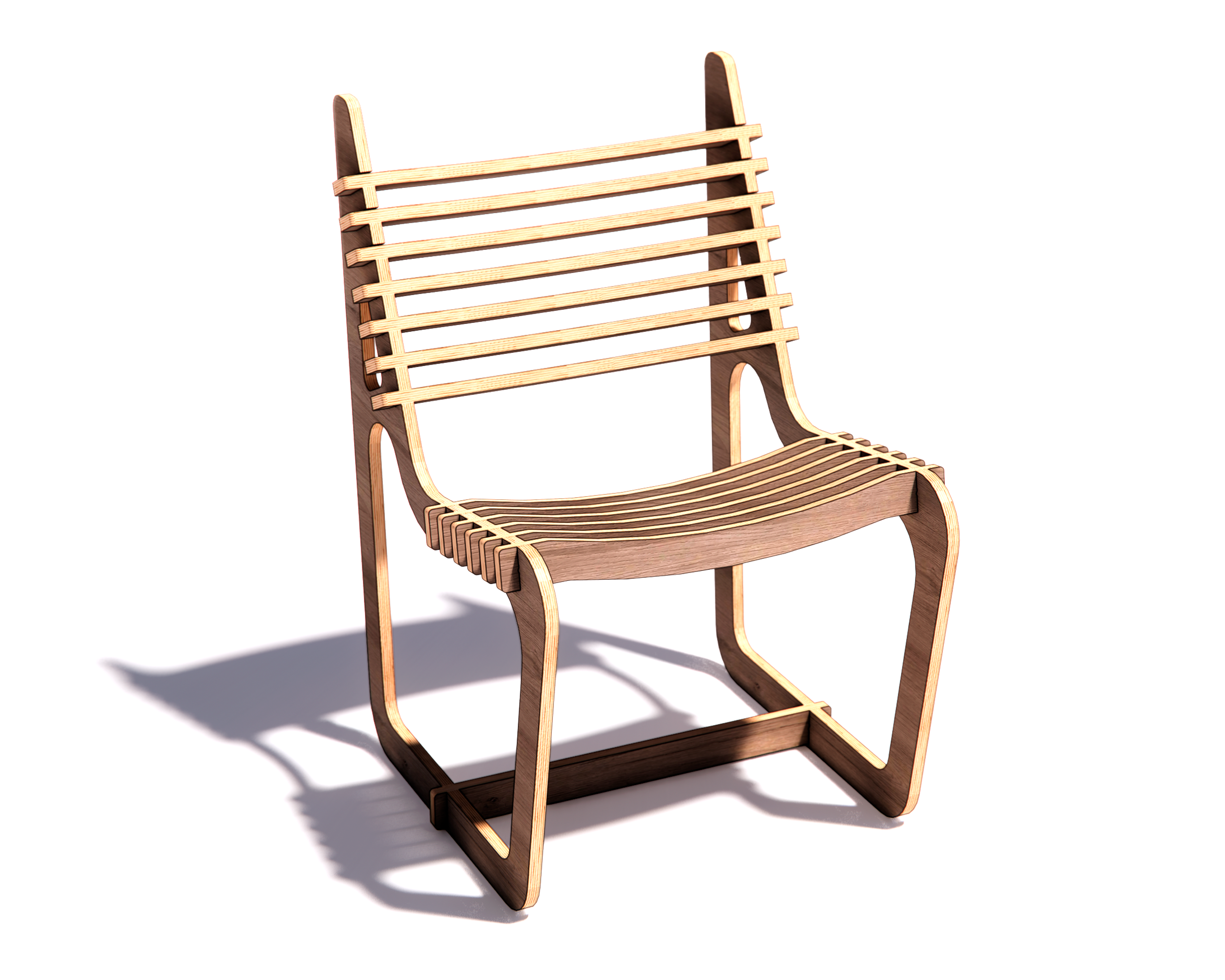 The "Linea" CNC Plywood Chair Plans -dxf free plans