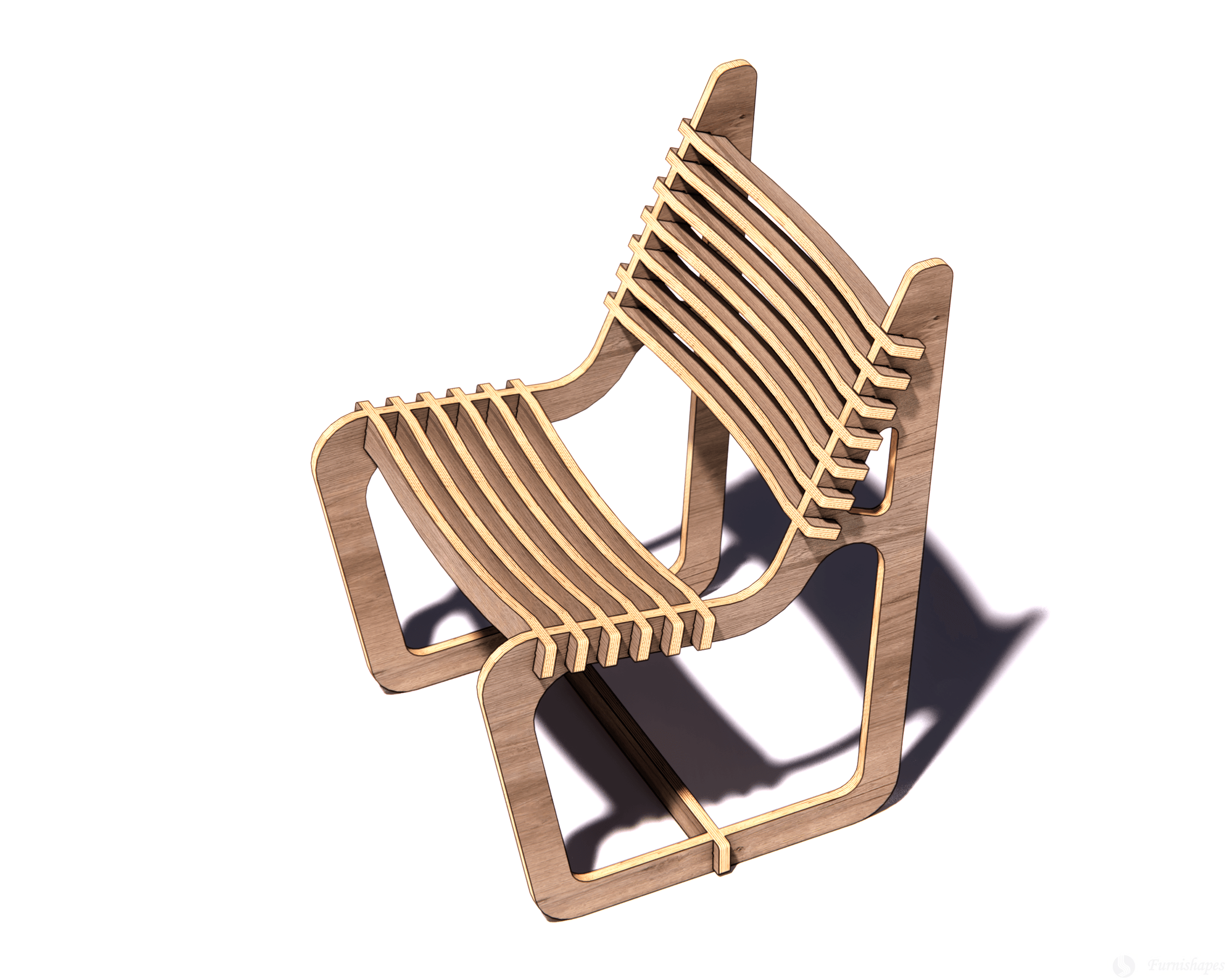 The "Linea" CNC Plywood Chair Plans - Image 2
