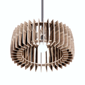 The Turbine Pendant Light: Parametric CNC Plans (DXF)