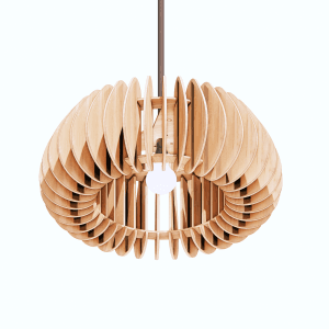 The Saturn Pendant Lamp: Parametric CNC Plans (DXF)