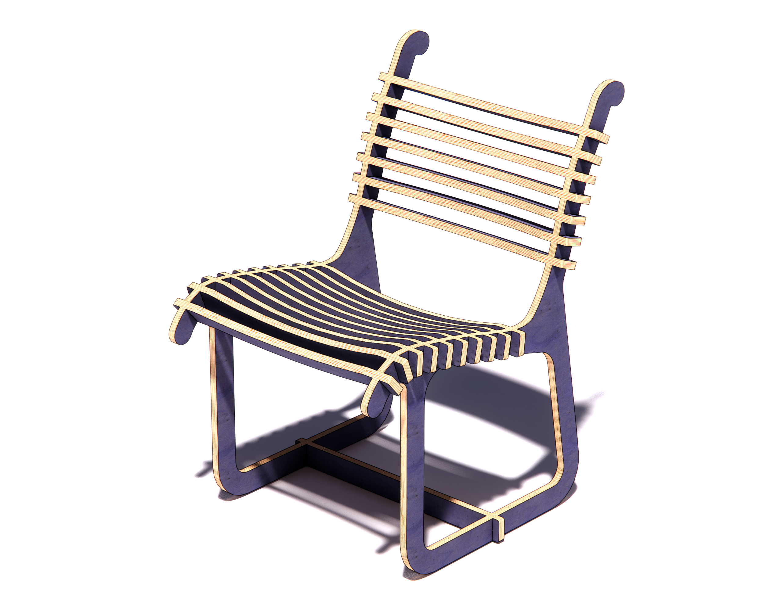 The "Horizon" CNC Plywood Chair Plans -DXF free file - Image 5