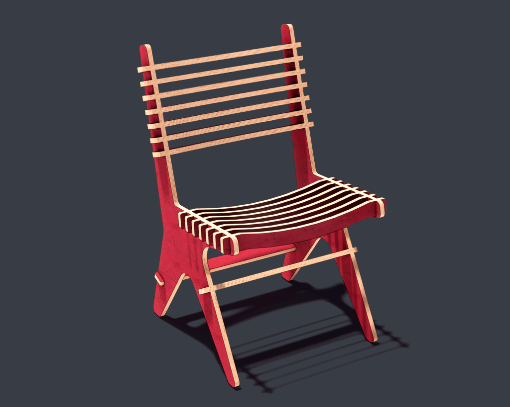 The "Rhythm" CNC Plywood Chair Plans