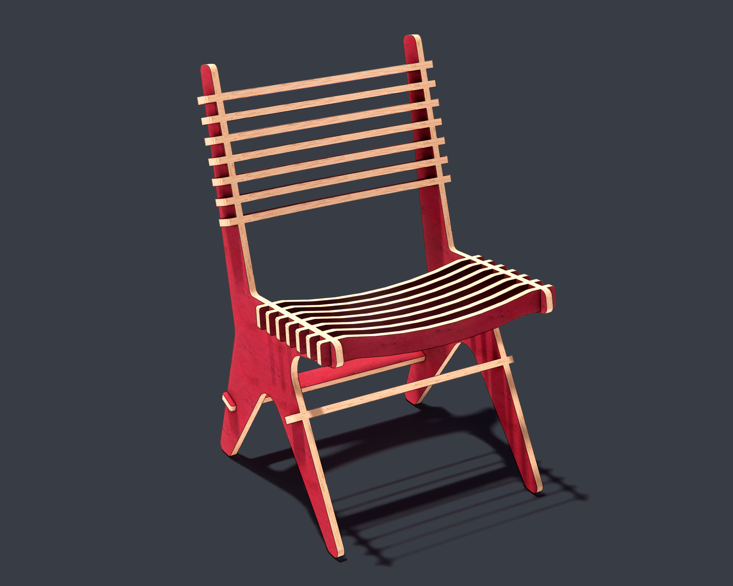 The "Rhythm" CNC Plywood Chair Plans -DXF free file