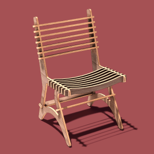 The "Tempo" CNC Plywood Chair Plans