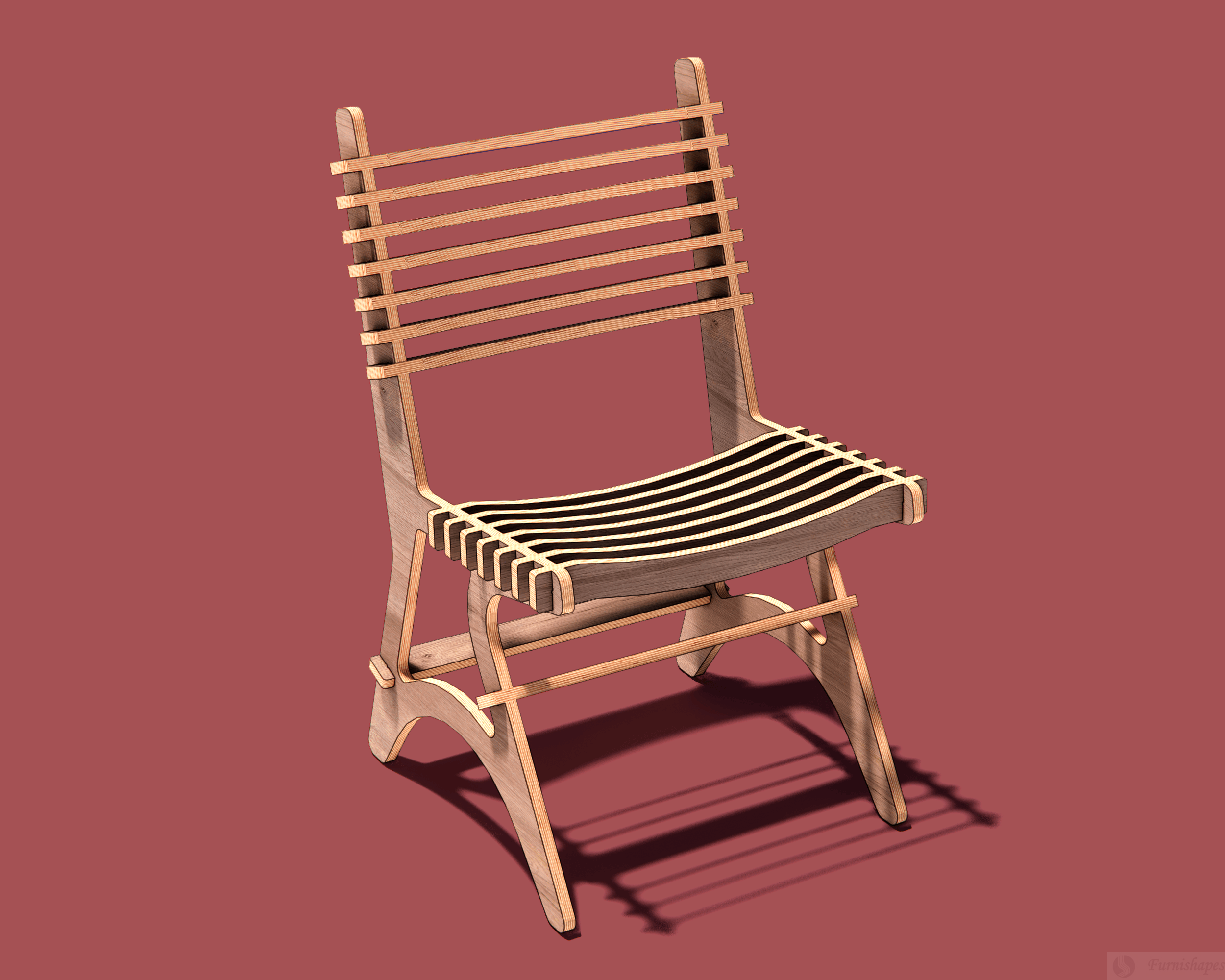 The "Tempo" CNC Plywood Chair Plans