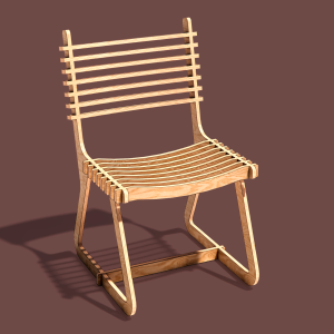 The "Stride" CNC Plywood Chair Plans -DXF free file