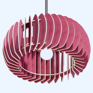The Vortex Pendant Lamp: Parametric CNC Plans in DXF
