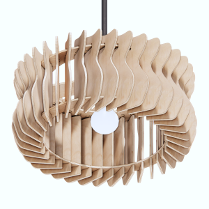 The Cloudburst Pendant Lamp: Parametric CNC Plans (DXF)