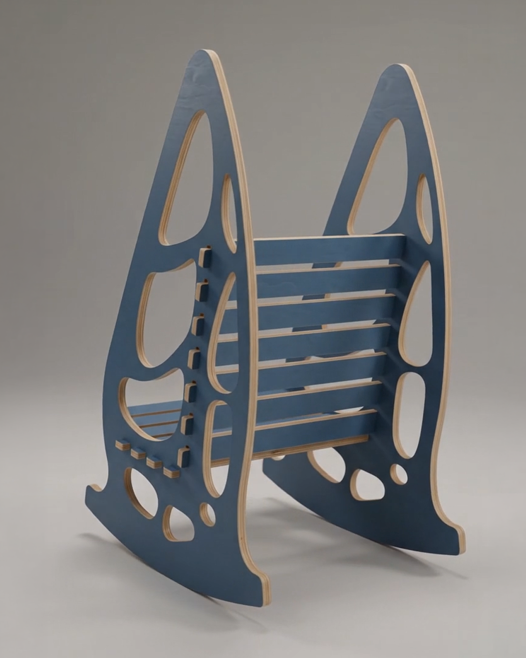 Butterfly Kids Rocking Chair CNC Plans & Assembly PowerPoint Presentatio - Image 4