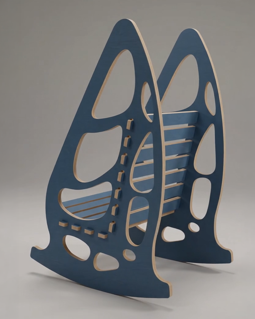 Butterfly Kids Rocking Chair CNC Plans & Assembly PowerPoint Presentatio - Image 3