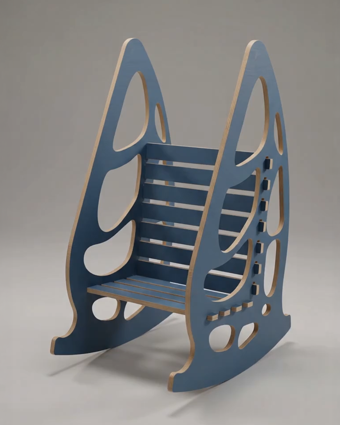 Butterfly Kids Rocking Chair CNC Plans & Assembly PowerPoint Presentatio - Image 2