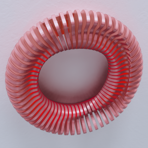 Parametric Torus Ring Wall Art plans for 3D volumetric slatted circular wall sculpture CNC router laser cutting template - wall art 06-001.jpg
